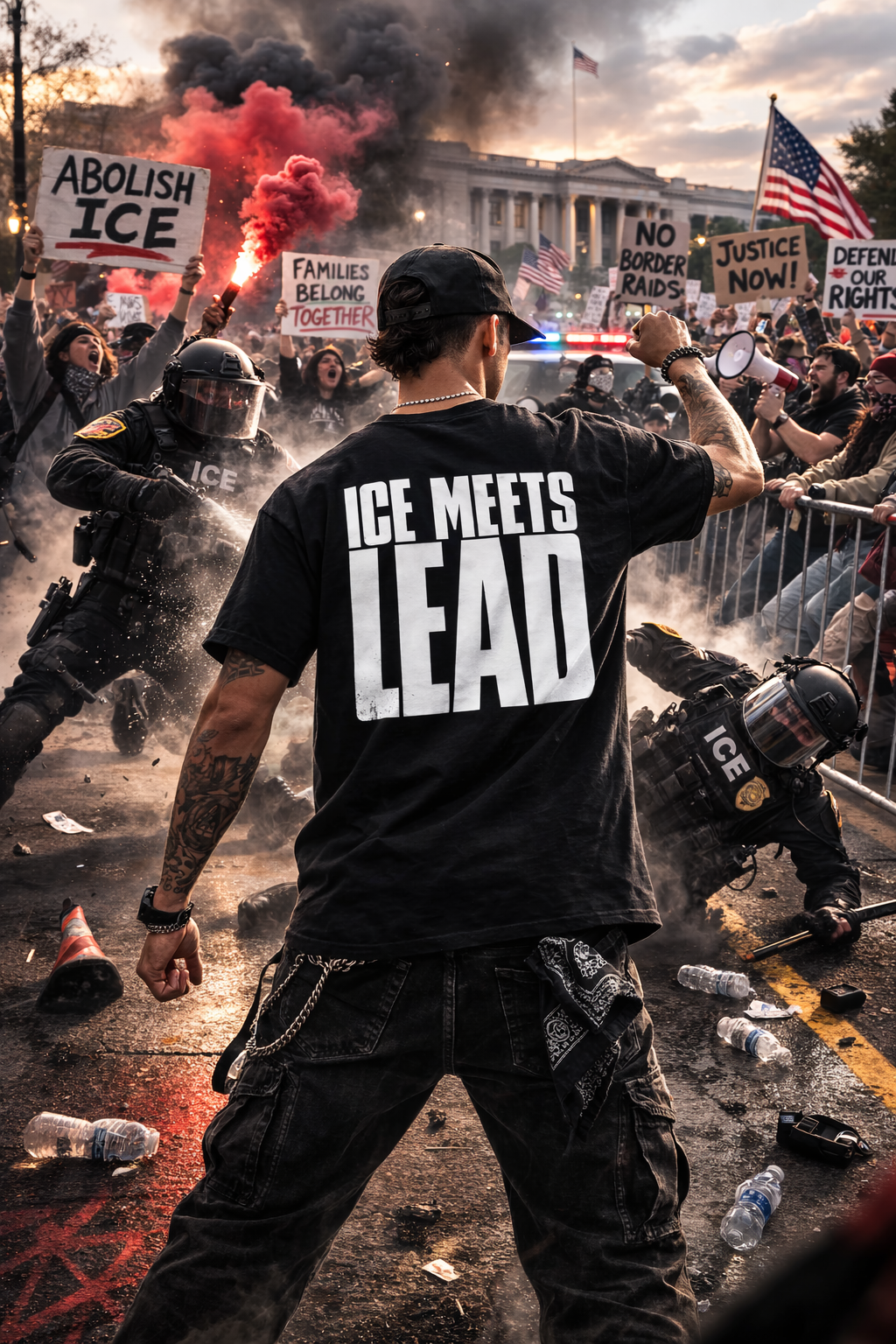 Ice Meets Lead Tee